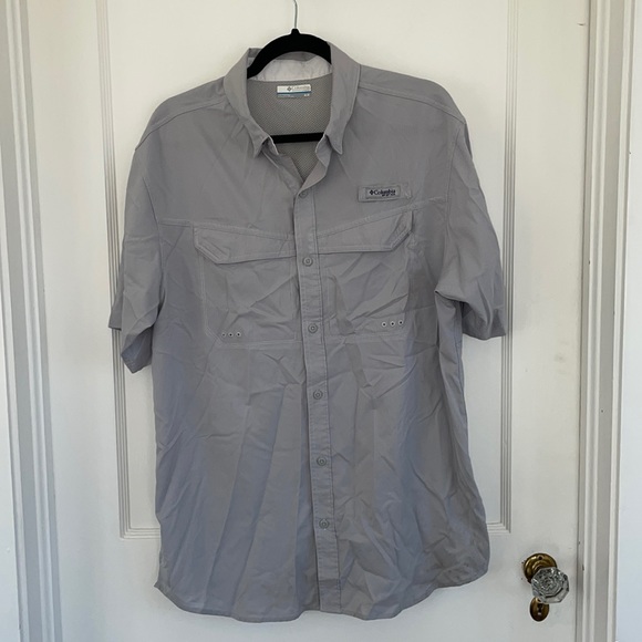 Columbia Other - Columbia Men’s PFG Low Drag Offshore™ Short Sleeve Shirt Medium Cool Grey